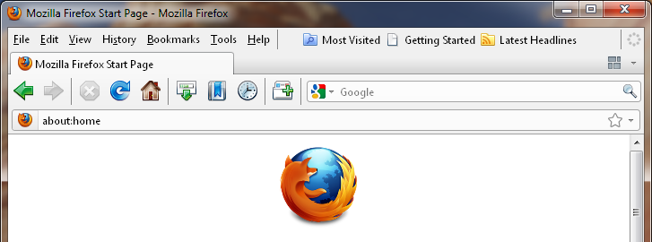 Firefox 2 theme for Firefox 4+, tabs on top