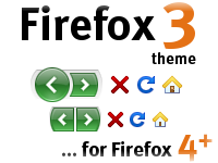 Firefox 3 theme for Firefox 4+ - logo